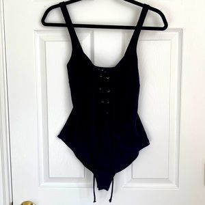 Lulu’s medium black bodysuit